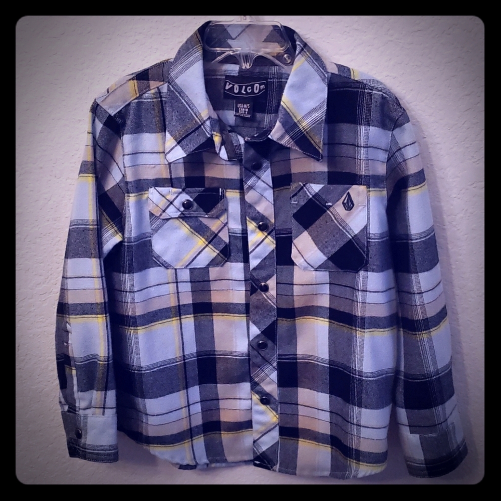 Volcom Never Warn Boys long sleeve shirt.